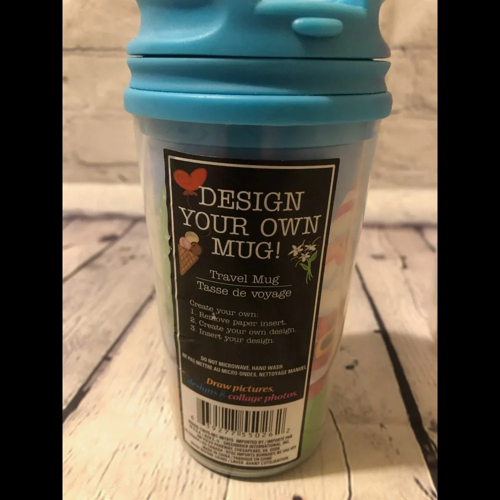 NWT set of 2 Design Your Own Mug travel mugs - Picture 4 of 4